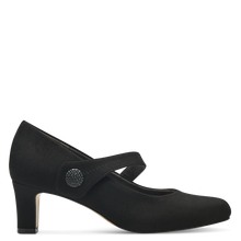 Load image into Gallery viewer, Jana Ladies Black Velcro Strap Shoe: 22473-41
