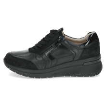 Load image into Gallery viewer, Caprice Ladies Black Wedge Trainer: 23300-44
