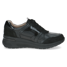 Load image into Gallery viewer, Caprice Ladies Black Wedge Trainer: 23300-44
