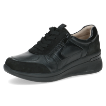 Load image into Gallery viewer, Caprice Ladies Black Wedge Trainer: 23300-44
