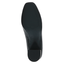 Load image into Gallery viewer, Caprice Ladies Black Block Heel Shoe: 24405-45
