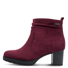 Load image into Gallery viewer, Jana Ladies Burgundy Nubuck Heel Boot: 26378-43
