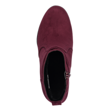 Load image into Gallery viewer, Jana Ladies Burgundy Nubuck Heel Boot: 26378-43

