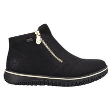 Load image into Gallery viewer, Rieker Ladies Black Flat Ankle Boot: Z4265-00
