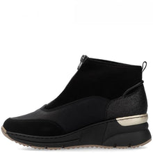 Load image into Gallery viewer, Rieker Ladies Black Wedge Ankle Boot: N6361-00
