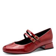 Load image into Gallery viewer, Marco Tozzi Ladies Low Heel Bar Shoe: 22209-44
