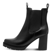 Load image into Gallery viewer, Marco Tozzi Black Chelsea High Platform Boot: 25805-45
