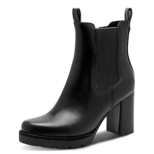 Load image into Gallery viewer, Marco Tozzi Black Chelsea High Platform Boot: 25805-45
