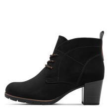 Load image into Gallery viewer, Marco Tozzi Black Lace-Up Ankle Boot: 25107-41
