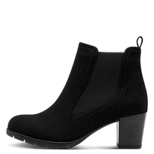 Load image into Gallery viewer, Marco Tozzi Black Ladies Gusset Ankle Boot: 25355-41
