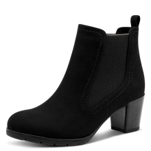 Load image into Gallery viewer, Marco Tozzi Black Ladies Gusset Ankle Boot: 25355-41
