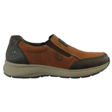 Load image into Gallery viewer, Rieker Mens Brown/Tan Slip- On Shoe: B7654-22

