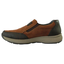 Load image into Gallery viewer, Rieker Mens Brown/Tan Slip- On Shoe: B7654-22
