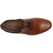 Load image into Gallery viewer, Rieker Mens Tan Lace-Up Shoe: 14405-24
