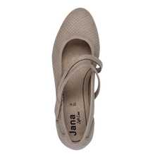 Load image into Gallery viewer, Jana Ladies Stone Low Heel Bar Shoe: 24363-42
