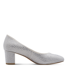 Load image into Gallery viewer, Marco Tozzi Ladies Silver Court Shoe: 22440-45
