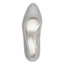 Load image into Gallery viewer, Marco Tozzi Ladies Silver Court Shoe: 22440-45
