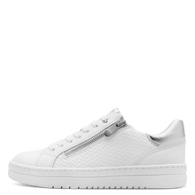 Load image into Gallery viewer, Marco Tozzi Ladies White Trainer 23718-42 197
