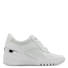 Load image into Gallery viewer, Marco Tozzi Ladies White Wedge Trainer : 23743-42
