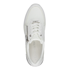Load image into Gallery viewer, Marco Tozzi Ladies White Wedge Trainer : 23743-42
