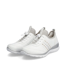 Load image into Gallery viewer, Rieker Ladies White Trainer: L3259-80
