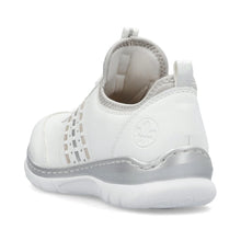 Load image into Gallery viewer, Rieker Ladies White Trainer: L3259-80
