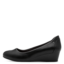 Load image into Gallery viewer, Jana Ladies Black Wedge Pomp: 22376-42
