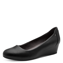 Load image into Gallery viewer, Jana Ladies Black Wedge Pomp: 22376-42
