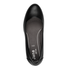Load image into Gallery viewer, Jana Ladies Black Wedge Pomp: 22376-42
