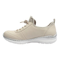 Load image into Gallery viewer, Rieker Ladies Cream Trainer: L3259-60
