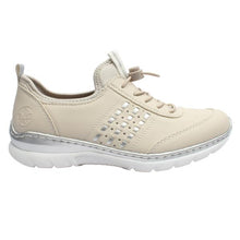 Load image into Gallery viewer, Rieker Ladies Cream Trainer: L3259-60
