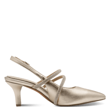 Load image into Gallery viewer, Marco Tozzi Ladies Gold Sling Back: 89604-46
