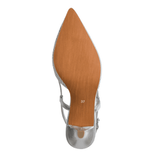 Load image into Gallery viewer, Marco Tozzi Ladies Silver Sling Back: 29667-46
