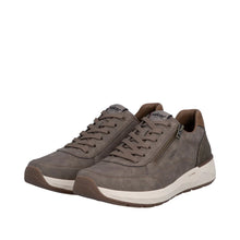 Load image into Gallery viewer, Rieker Mens Taupe Lace-Up Shoes: 11504-64
