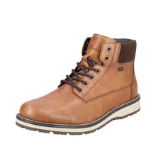Load image into Gallery viewer, Rieker Mens Tan Lace-Up Boot : 38405-24
