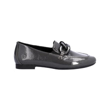 Load image into Gallery viewer, Remonte Ladies Grey Patent Slip-On Shoe : D0K00-45
