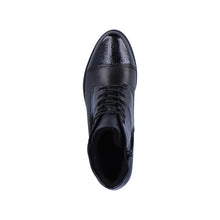 Load image into Gallery viewer, Remonte Black Patent/Leather Lace-Up Boot : D6882-00
