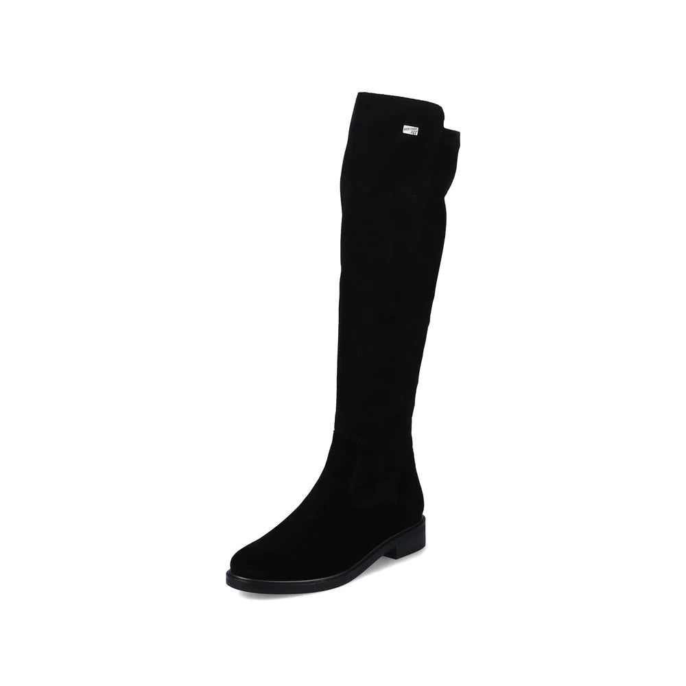 Remonte Ladies Black Knee High Boots: D8387-02