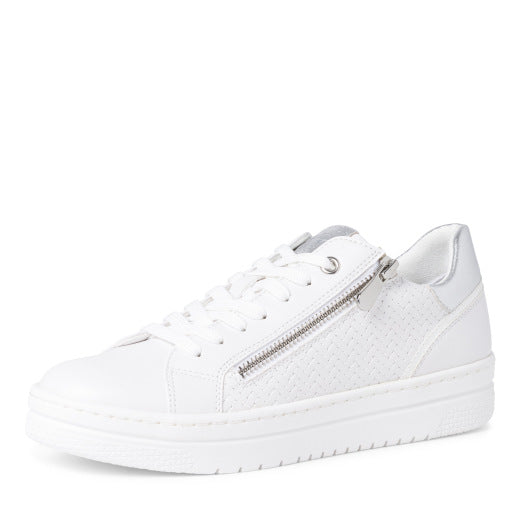 Marco Tozzi Ladies White Trainer 23718-42