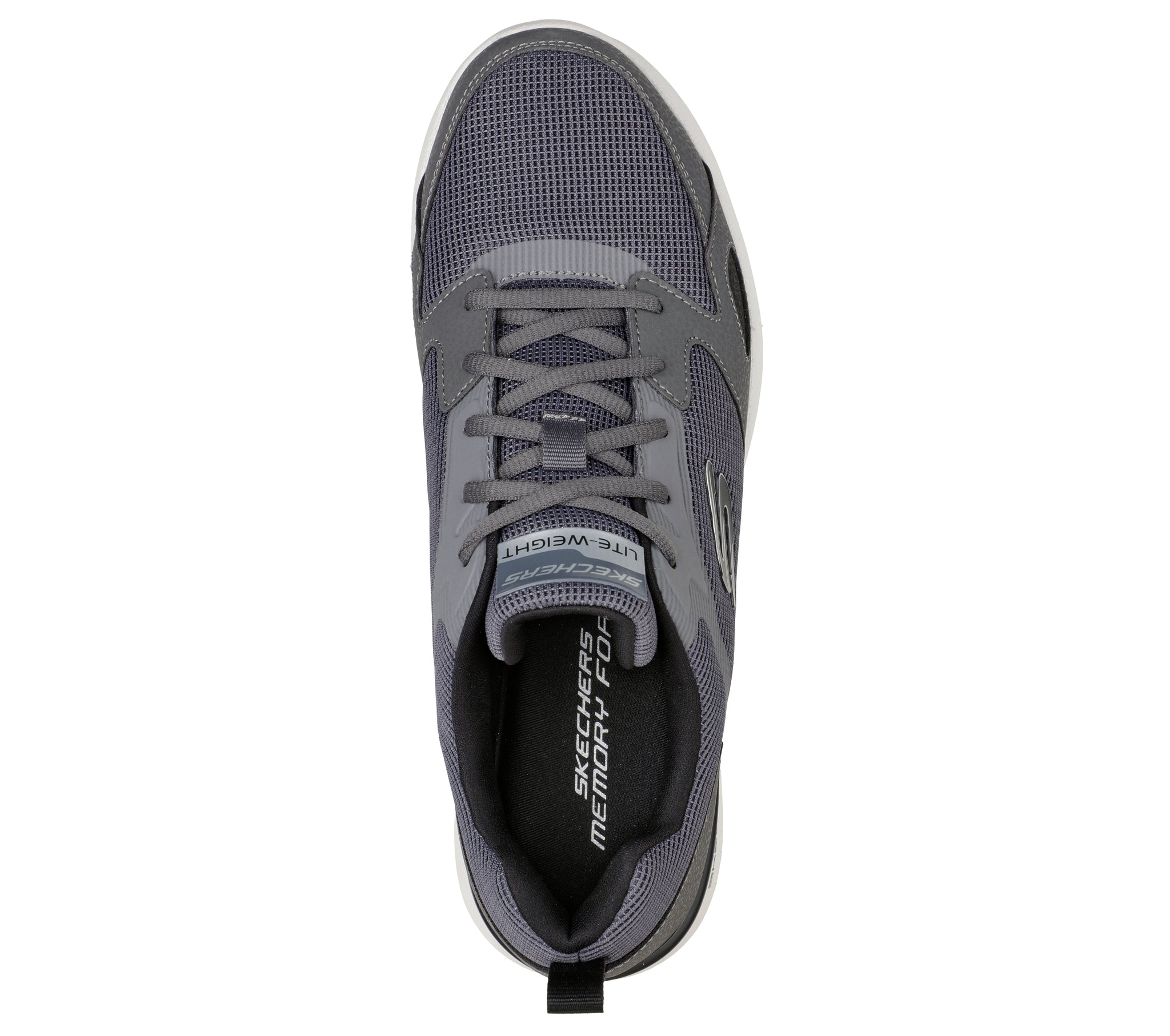Skechers memory foam grey deals