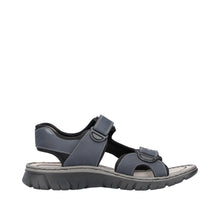 Load image into Gallery viewer, Rieker Men&#39;s Navy Sandal 26761-14
