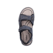 Load image into Gallery viewer, Rieker Men&#39;s Navy Sandal 26761-14
