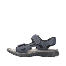 Load image into Gallery viewer, Rieker Men&#39;s Navy Sandal 26761-14
