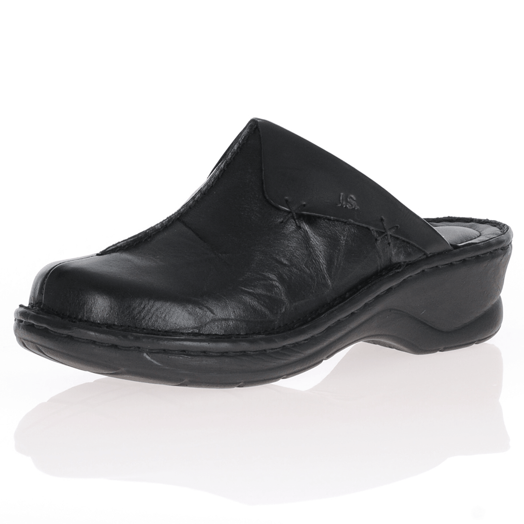 Josef Seibel Ladies Black Clog Catalonia 48