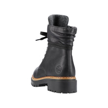 Load image into Gallery viewer, Rieker Ladies Black Lace Up Boot 72621-00
