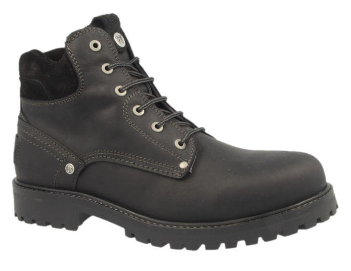 Ninety 78 Mens Black Lace-Up Boot