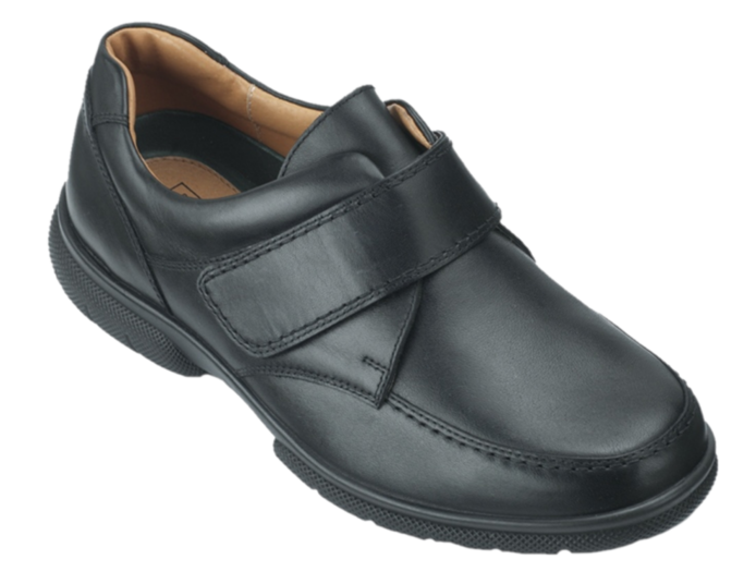 Easy B Mens Black Velcro Shoe Murray s Shoes