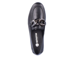 Load image into Gallery viewer, Remonte Ladies Black Slip-On Shoe : D0K00-00
