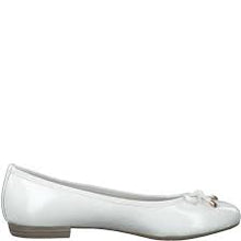 Load image into Gallery viewer, Marco Tozzi Ladies Ivory Patent Pomp : 22137-20
