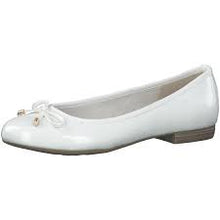 Load image into Gallery viewer, Marco Tozzi Ladies Ivory Patent Pomp : 22137-20
